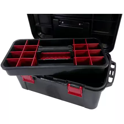 Ящик Meiho Hard Master 500 500x267x224mm, колір: чорний, фото , изображение 3